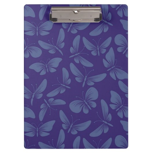 Nachtmotten-Schmetterlingshintergrund Klemmbrett (Vorderseite)