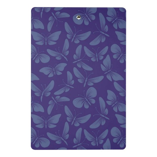 Nachtmotten-Schmetterlingshintergrund Mini Klemmbrett (Rückseite)