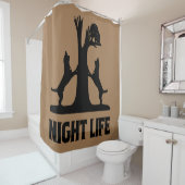 Nachtmünzjagd  duschvorhang (Beispiel)