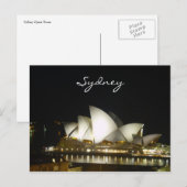 Nachtoper von Sydney Postkarte (Vorne/Hinten)