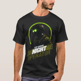Nachtoperator Bleib Unsichtbar Taktische Vision T-Shirt