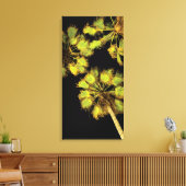 Nachtpalme, 16x32 Zoll Leinwanddruck (Insitu (Wohnzimmer))