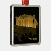 Nachtparthenon Silbernes Ornament (Rechts)