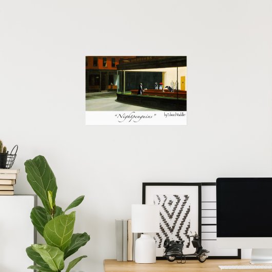 Nachtpinguine Poster (Heimbüro)