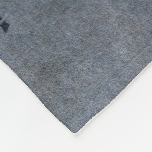 Nachtportrait Fleecedecke (Ecke)