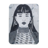 Nachtportrait Magnet (Vertikal)