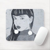 Nachtportrait Mousepad (Mit Mouse)