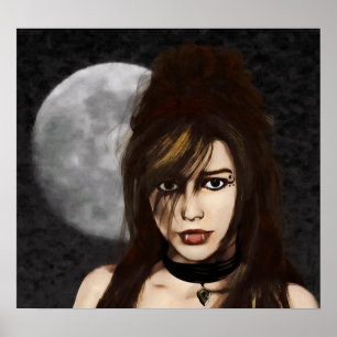 Nachtportrait Poster