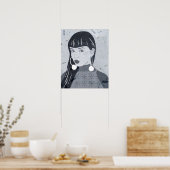 Nachtportrait Poster (Küche)