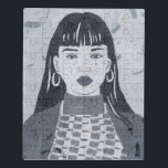 Nachtportrait Puzzle<br><div class="desc">Nachtportrait I von Melissa Wang. | 140755GG</div>