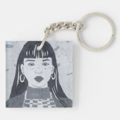 Nachtportrait Schlüsselanhänger (Rückseite)