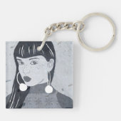 Nachtportrait Schlüsselanhänger (Rückseite)