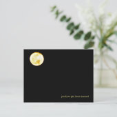 Nachtpostkarte des Mondes, Mondes, lustige Comicen Postkarte (Stehend Vorderseite)