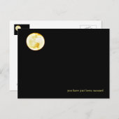 Nachtpostkarte des Mondes, Mondes, lustige Comicen Postkarte (Vorne/Hinten)