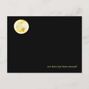 Nachtpostkarte des Mondes, Mondes, lustige Comicen Postkarte