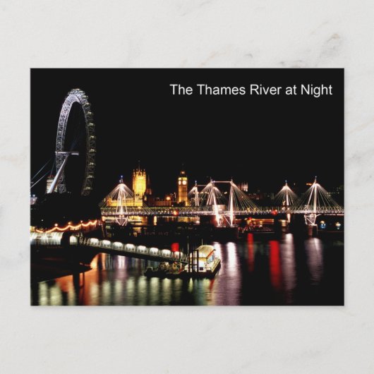 Nachtpostkarte Postkarte (Vorderseite)