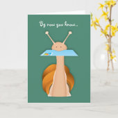 Nachträglicher Geburtstag Karte (Gelbe Blume)