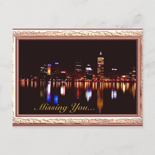 Nachtreflektionen Postkarte (Vorderseite)