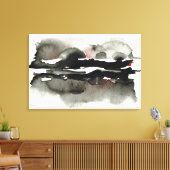 Nachtreflexion Leinwanddruck (Insitu (Wohnzimmer))