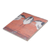 Nachtreiher durch Otto Eckmann Fliese (Seite)