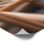 Nachtreiher mit gelber Krone Poster (Ecke)