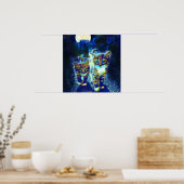 Nachtreisende Poster (Küche)