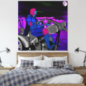 Nachtreiter Leinwanddruck (Insitu (Schlafzimmer))