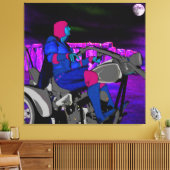 Nachtreiter Leinwanddruck (Insitu (Wohnzimmer))