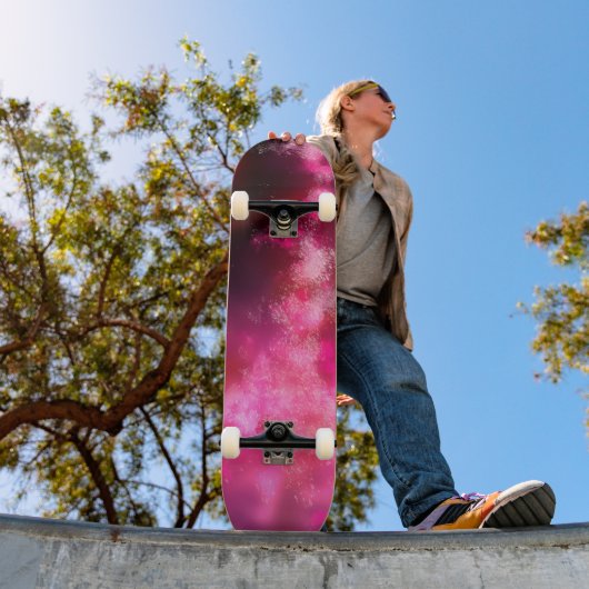 Nachtrosa-Flachbildschirm Skateboard (Außen 1)