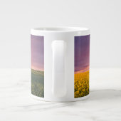 Nachtrosa Himmel Jumbo-Tasse (Rückseite)