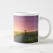Nachtrosa Himmel Jumbo-Tasse (Rechts)