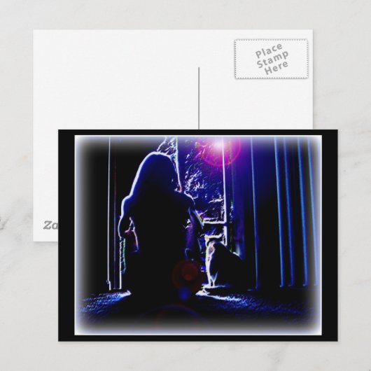 Nachtruhe Postkarte (Vorne/Hinten)