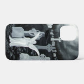 Nachts am Friedhof - Angel Case-Mate iPhone Hülle (Rückseite (Horizontal))