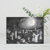 Nachts am Friedhof - Engel mit dem Teufel (Stehend Vorderseite)