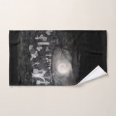 Nachts am Friedhof - Engel mit dem Teufel Badhandtuch Set (Handtuch)