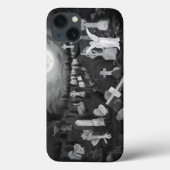 Nachts am Friedhof - Engel mit dem Teufel Case-Mate iPhone Hülle (Rückseite)