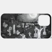 Nachts am Friedhof - Engel mit dem Teufel Case-Mate iPhone Hülle (Rückseite / Rechts)