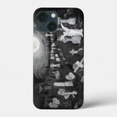Nachts am Friedhof - Engel mit dem Teufel Case-Mate iPhone Hülle (Rückseite)
