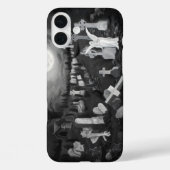 Nachts am Friedhof - Engel mit dem Teufel Case-Mate iPhone Hülle (Rückseite)