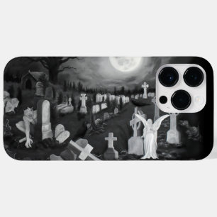 Nachts am Friedhof - Engel mit dem Teufel Case-Mate iPhone 14 Pro Max Hülle
