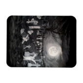 Nachts am Friedhof - Engel mit dem Teufel Magnet (Horizontal)
