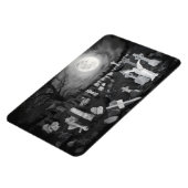 Nachts am Friedhof - Engel mit dem Teufel Magnet (Linke Seite)