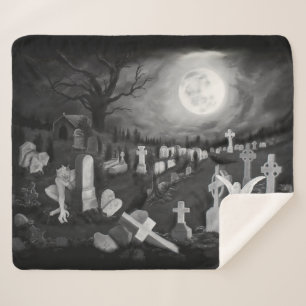 Nachts am Friedhof - Engel mit dem Teufel Sherpadecke