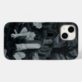 Nachts am Friedhof - Teufel Case-Mate iPhone Hülle (Rückseite (Horizontal))
