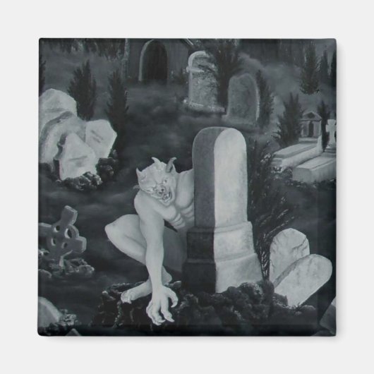 Nachts auf dem Friedhof - Teufel Magnet (Vorne)