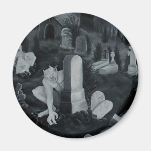 Nachts auf dem Friedhof - Teufel Magnet