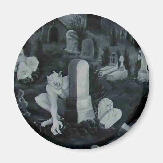 Nachts auf dem Friedhof - Teufel Magnet (Vorne)