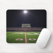 Nachts beleuchtetes amerikanisches Fußballfeld Mousepad (Mit Mouse)