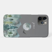 Nachts Berglandschaft Frieden Case-Mate iPhone Hülle (Rückseite (Horizontal))