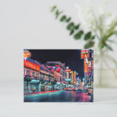 Nachts Chinatown Postkarte (Stehend Vorderseite)
